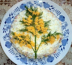 салат мимоза